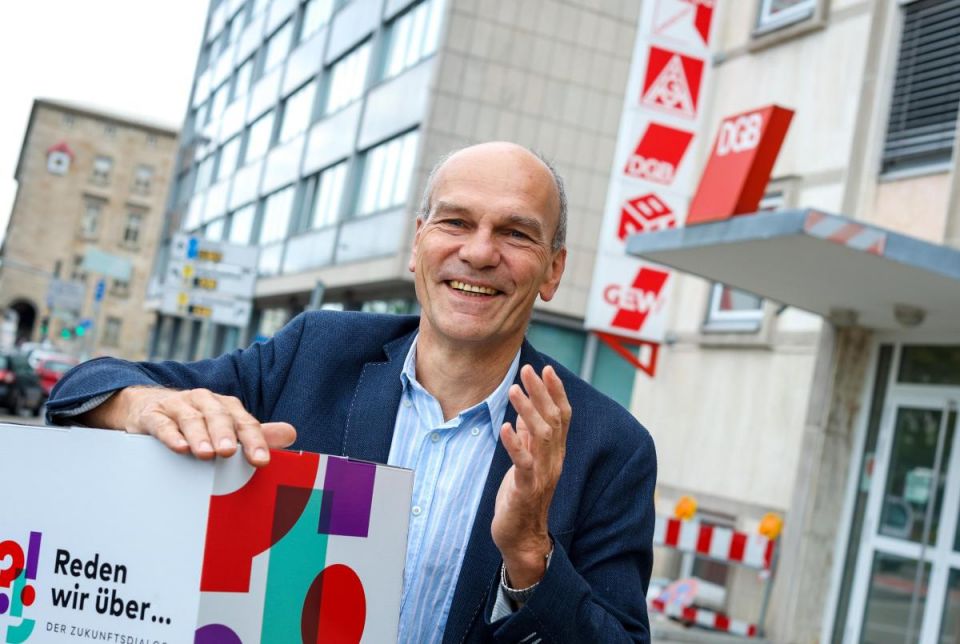 Dieter Bürk setzt sich für Gute Arbeit in Karlsruhe ein (Foto: DGB/Thomas Range)