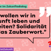 Sprechblase Kommentar im Zukunftsdialog: 